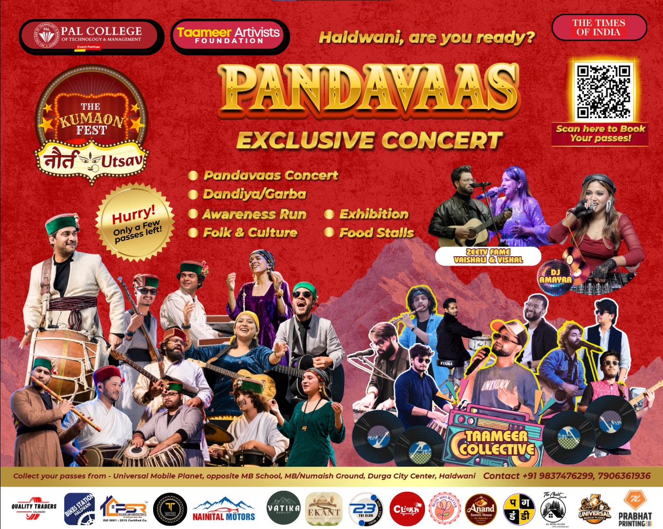Pandavaas Exclusive Concert Official Poster - The Kumaon Fest 2026